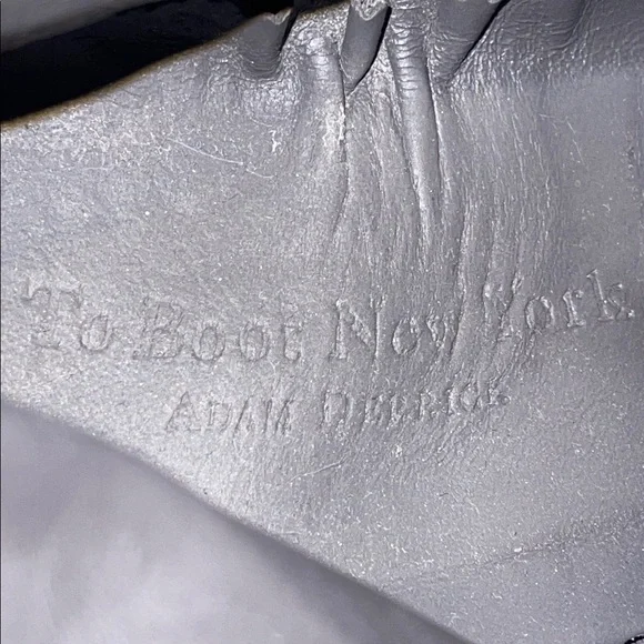 To Boot New York Boots ADAM DERRICK Side zipper closure - Picture 14 of 16